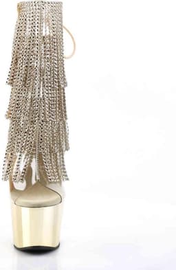 Pleaser - ADORE-1017RSF Plateau Laarzen, Paaldans schoenen - Paaldans schoenen - 39 Shoes - Goudkleurig — thumbnail 2
