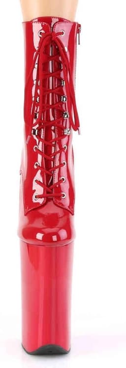 Pleaser - BEYOND-1020 Plateau Laarzen, Paaldans schoenen - Paaldans schoenen - 40 Shoes - Rood — thumbnail 2