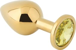 Banoch - Buttplug Aurora yellow gold Medium - gouden Metalen buttplug - Diamant geel — thumbnail 1