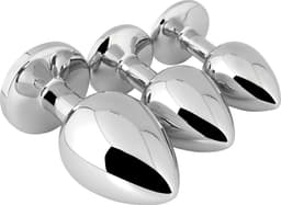 Banoch - Buttplug Aurora black Large - Metalen buttplug - Diamant steen - zwart — thumbnail 3