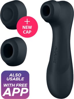 Satisfyer, vibrator, drukgolfvibrator, 'Pro 2 Generation 3 Connect App', 16,5 cm, Liquid Air-technologie, incl. extra opzetstuk, 2 apart regelbare motoren, app-gestuurd — thumbnail 15