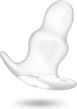 ADDICTED TOYS | Addicted Toys Big Hollow Tunnel Butt Plug - 13cm Translucent | Sex Toy for Couples | Sex Toy | Buttplug | Anal Plug — thumbnail 2