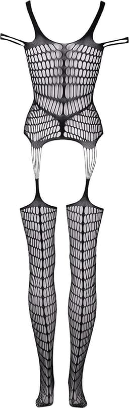 Shots - Le Désir Bodystocking met Scheuren - One Size black O/S — thumbnail 4