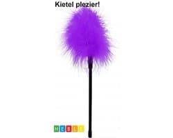 *** Erotische Kietelaar - 30 centimeter - Paars Veertjes - BDSM - Seks Speeltjes - van Heble® ***