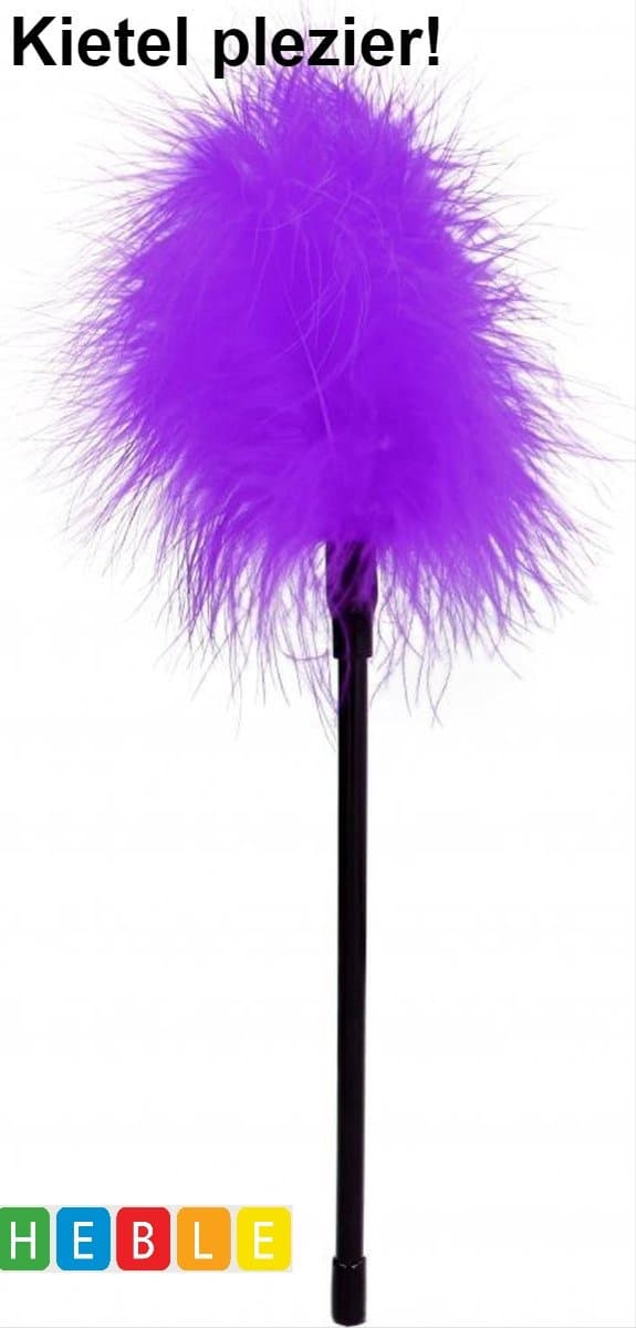 *** Erotische Kietelaar - 30 centimeter - Paars Veertjes - BDSM - Seks Speeltjes - van Heble® *** — afbeelding 1