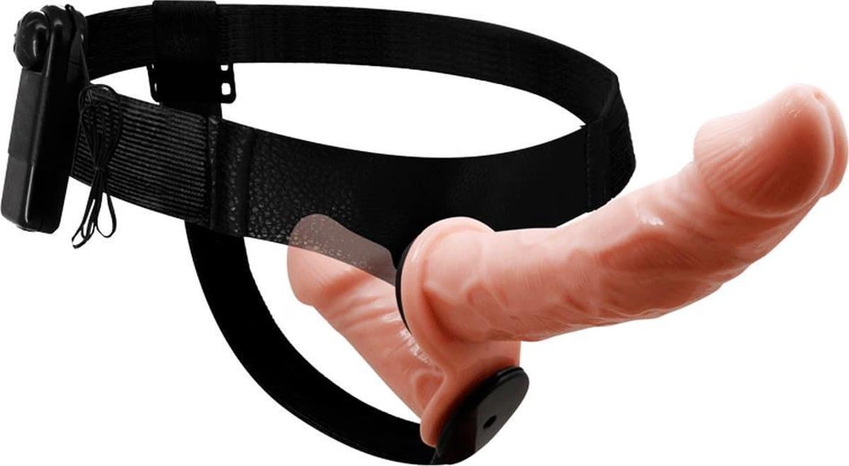 Dubbele Vibration Dildo Blank - Spannend voor koppels - Sex speeltjes - Sex toys - Strap on Dildo - Vibrator - Erotiek - Bondage - Vibrators voor vrouwen - Sexspelletjes voor mannen en vrouwen – Seksspeeltjes - Stimulator — afbeelding 1