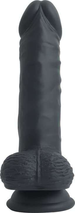 Banoch | realistische dildo zwart siliconen met zuignap | lengte 17,5 cm | Ø 4 cm | 255 gram — thumbnail 5