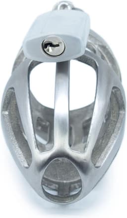 BON4MHinged RVS Small & Medium kuisheidskooi Male Chastity Cage Stainless Steel Chastity Device — thumbnail 8