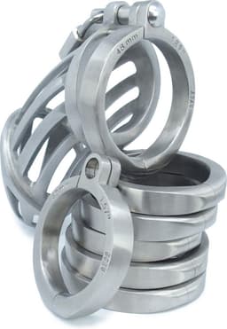 BON4MXL Extra Large High Quality Male Stainless Steel Chastity Cage Extra Grote Roestvrijstalen Peniskooi — thumbnail 3