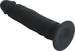 Banoch | Dildo zwart siliconen met zuignap | 13,6 cm lang | Ø  2,8 cm — thumbnail 5