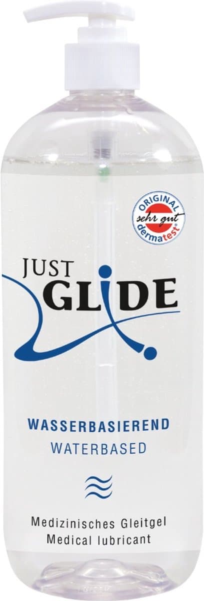 Glijmiddel op Waterbasis Just Glide 1000 ml — afbeelding 1