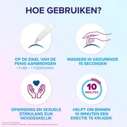 Eroxon Stimgel - Helpt een erectie te krijgen in 10 minuten - Behandeling van impotentie - Stimuleert doorbloeding penis - Makkelijk en veilig in gebruik - Klinisch bewezen - Compatibel met latex condooms - 4 tubes — thumbnail 13