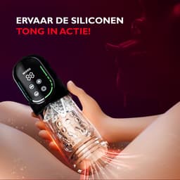 Orgazmate Luna de Masturbator voor Man - Sex Toys voor Mannen - Blowjob Simulator - Masturbators Electrisch - 343 Verschillende Modes - Pocket Pussy - Automatisch - USB-C Oplaadbaar - Zwart — thumbnail 7