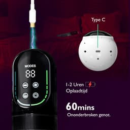 Orgazmate Luna de Masturbator voor Man - Sex Toys voor Mannen - Blowjob Simulator - Masturbators Electrisch - 343 Verschillende Modes - Pocket Pussy - Automatisch - USB-C Oplaadbaar - Zwart — thumbnail 9