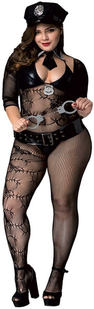 Paris Hollywood - Sexy Politiepakje - Plus Size - XL/XXL — afbeelding 1