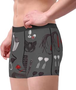 Uitdagende boxershort - BDSM Speeltjes - Heren - Erotiek - Ondergoed — thumbnail 2