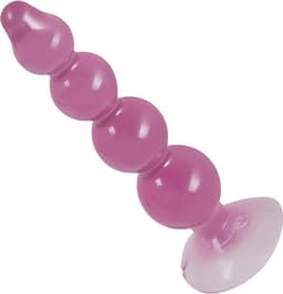 You2Toys – Kunststof Anal Beads met 4 Verdikte Kralen voor Anaal Plezier met Zuignap - Paars — thumbnail 2