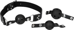 Pipedream Fetish Fantasy mondknevel Ball Gag Training System zwart — thumbnail 15