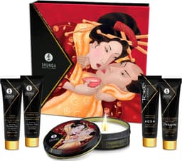 Shunga Geisha Sparkling Geschenkset Aardbeienwijn - Rood — thumbnail 12