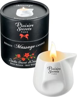 Plaisir Secret - Massagekaars Rood Hout 80 ml — thumbnail 3