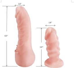 Strap on harnas ULTRA - met 2 voorbind dildo's. Anaal en vaginaal te gebruiken - zwart — thumbnail 4