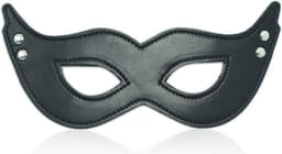 Banoch - mask villain black - masker van imitatieleer zwart — thumbnail 1