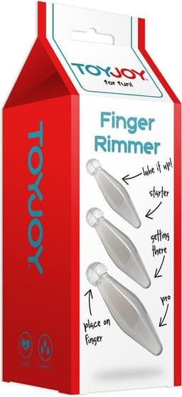 ToyJoy - Finger Rimmer Anaal - Buttplug - Grijs — thumbnail 5