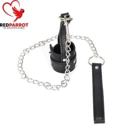Penis riem met ketting - BDSM - Stretch - Dominant - Verstelbaar - Slaaf — thumbnail 5