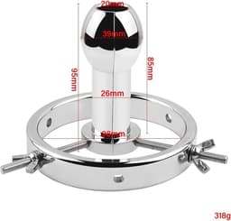 Verstelbare metalen Anus Vagina Spreider - Speculum - Anaal Speeltjes - lang — thumbnail 3