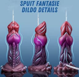 Draken Dildo - Fantasy Dildo - Dildo XXXXL Extreme - Animal Dildo - XXL Dildo Exstreem Groot – Dragon Dildo Groot - XXXL Dildo - Waterdicht - met Spuitfunctie - 19cm - Discreet Verzonden — thumbnail 2