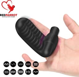 Premium vingervibrator - Krachtige stimulans - Tien trilstanden - Topkwaliteit - Erotische vibrator - Hoogwaardige uitvoering - Intimiteit - Vingeren — thumbnail 4