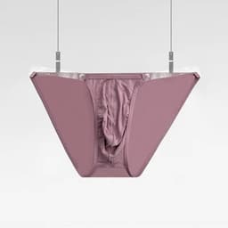 Heren Slip met Transparante Bandjes - Sexy Ondergoed - Lingerie - Roze — thumbnail 3