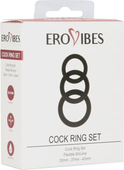 Erovibes - Cockring - Penisring - Cockringen - Siliconen - 3 Stuks — thumbnail 8