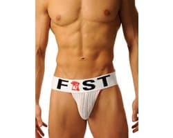 Fist Logo Jockstrap wit maat Large