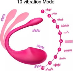 Loiss® Draagbare Vibrator 3 – Vibrerend Ei met App-bediening – 10 Standen, Stil & Oplaadbaar – Waterproof Clitoris Stimulator – Sex Toy voor Vrouwen & Koppels – Roze — thumbnail 6