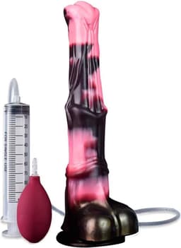 Mega Dildo - Grote Dildo - Dikke Dildo - Extreme Dildo - Anaal Groot - Reusachtige Dildo XXL - Buttplug XXXL Monster Dildo - Fantasy Dragon Dildo - Animal dildo - Anaal Groot - Zuignap - met Spuitfunctie — thumbnail 1