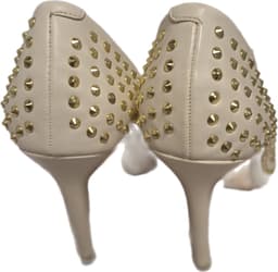 BLINK`-PUMPS-WHITE-STUDS-HEEL10CM-SIZE 39 — thumbnail 2