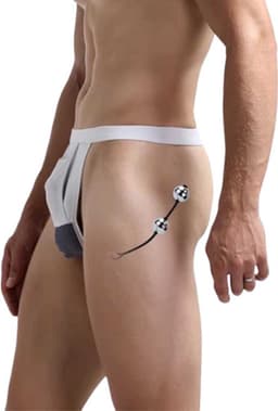 Porno slip voor heren - Inclusief anale plug - 2 Anale kralen - Erotische boxer — thumbnail 3