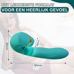 Vibrator voor Vrouwen – Clitoris & G-spot Stimulator met Zuig- en Drukfunctie – Penetratie Dildo – Sex Toys voor Vrouwen & Koppels – Seksspeeltjes Lovemytoy® — thumbnail 3