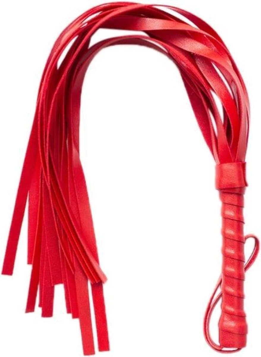 New Age Devi - Rode Fetish Whip - BDSM - Slaapkamer Avontuur - Soft Erotiek - Kleine zweep — afbeelding 1