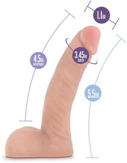 Blush Dildo Love Toy X5 BASIC X5 BEIGE — thumbnail 4