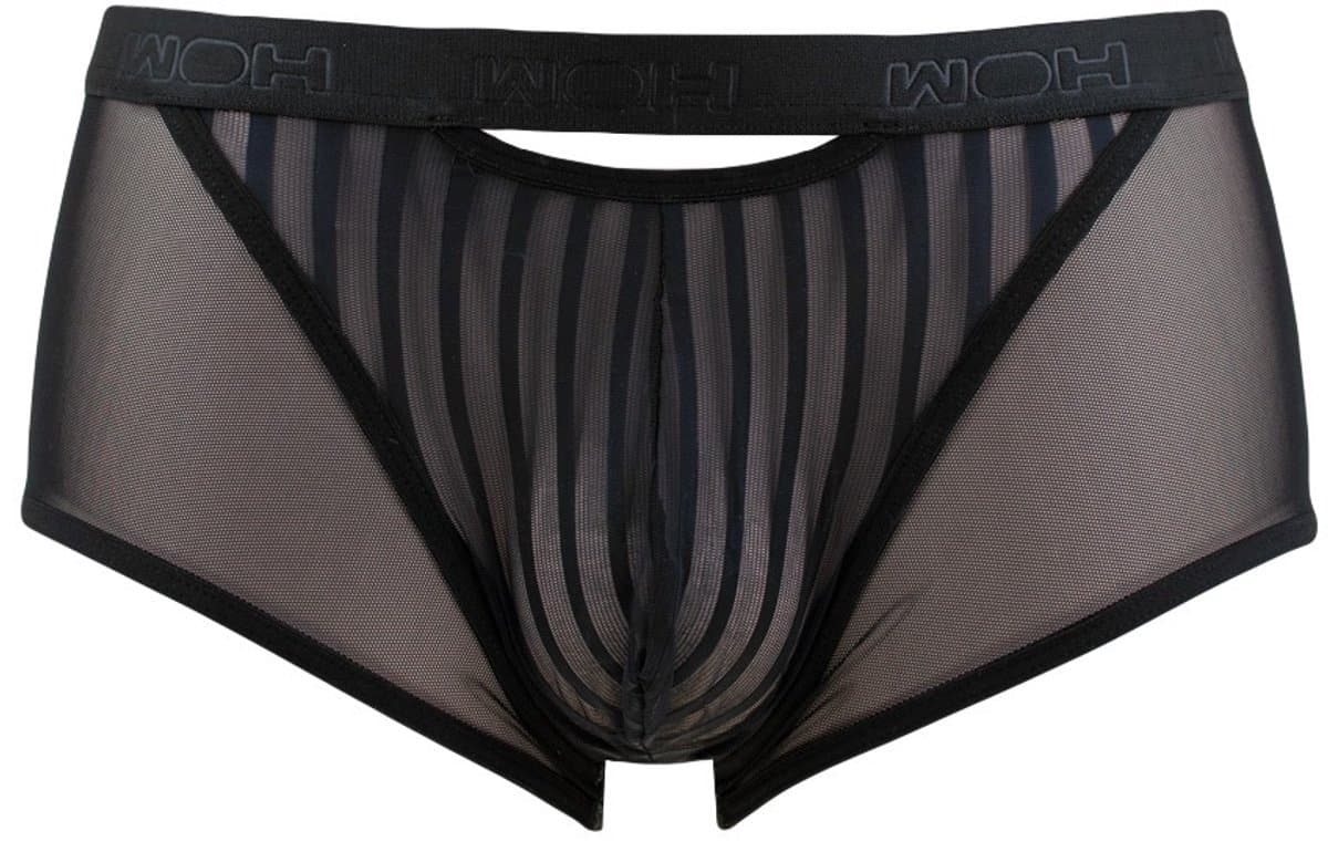 WOH heren microfiber trunk personal allure mesh zwart — afbeelding 1