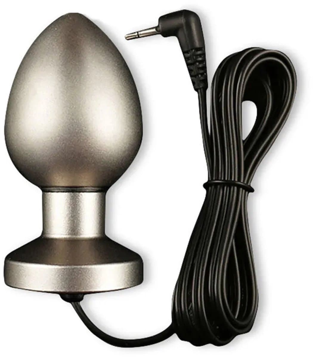 Dungeon Lab – Bi-Polar Electro Plug – Metalen E-Stim Buttplug – Ø 3 cm — afbeelding 1