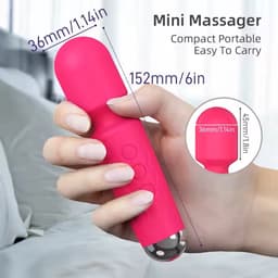 Vibrator – 10 Vibratiestanden – USB Oplaadbaar – IPX6 Waterdicht – Zwart of Roze – 16 cm — thumbnail 1