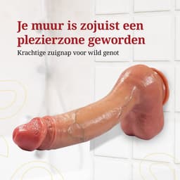 Superwomen - Realistische Dildo met Zuignap - 21 cm - Sex Toys voor Vrouwen en Mannen - Zacht - Luxe Dildo — thumbnail 2