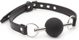 Banoch - Ballgag black Luxe - Siliconen - Zwart - bondage — thumbnail 14