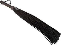 Rouge - Lange Suede Flogger - Zwart — thumbnail 2