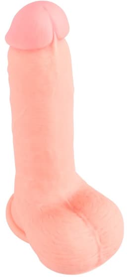 You2Toys - Anatomisch Perfecte Penis Imitatie Dildo met Zuignap in Rechte Vorm voor Ultiem Simulatie Seks – 20 cm – beigeig — thumbnail 2