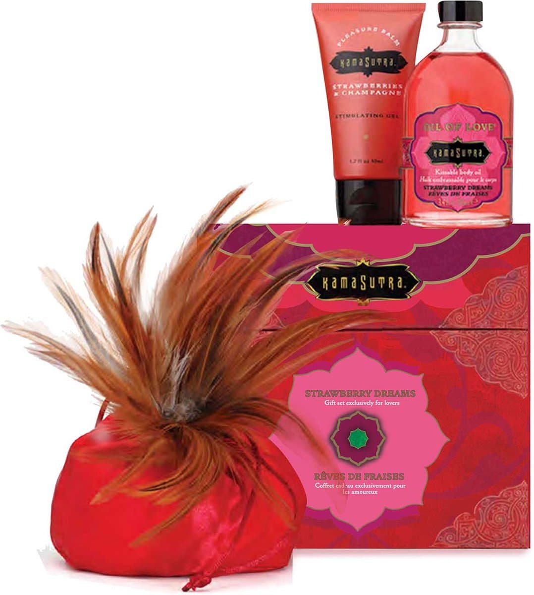 Kamasutra Treasure Trove Strawberry Geschenkset — afbeelding 1