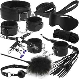Erotische accessoires - set - zwart - bondage - bdsm — thumbnail 2